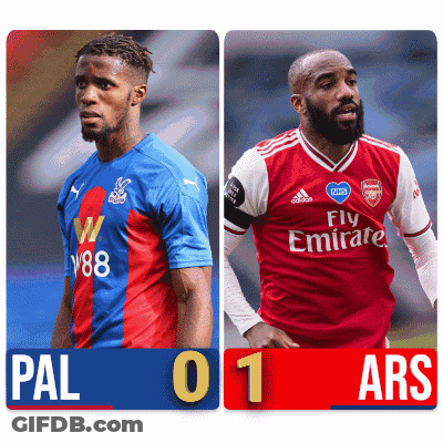 Soccer Players With Score 0-1 GIF