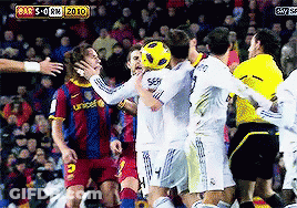 Soccer Players With Sea Shirt GIF