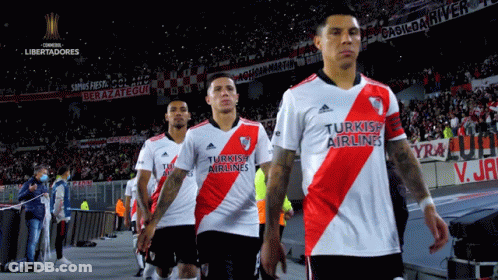 Soccer Players With Turkish Airlines Jerseys GIF