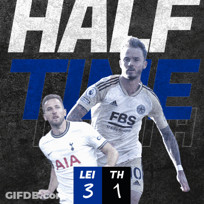 Soccer Poster Tottenham Vs Leicester GIF