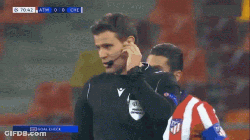 Soccer Referee Pointing At Player GIF