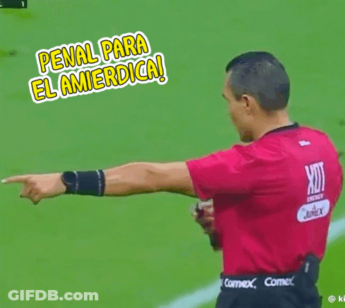 Soccer Referee Pointing Penalty GIF
