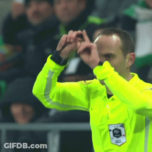 Soccer Referee Saying Well Done Boys Good Process GIF