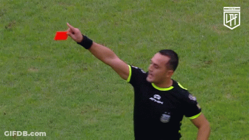 Soccer Referee With Headphones And Microphone Running GIF