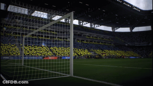 Soccer Stadium With FIFA.com Advertisement GIF