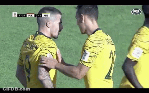 Socceroos Jamie Maclaren GIF