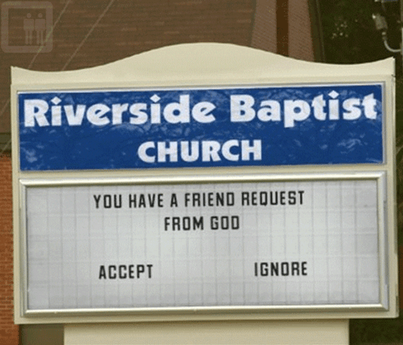 Social Media God Friend Request GIF
