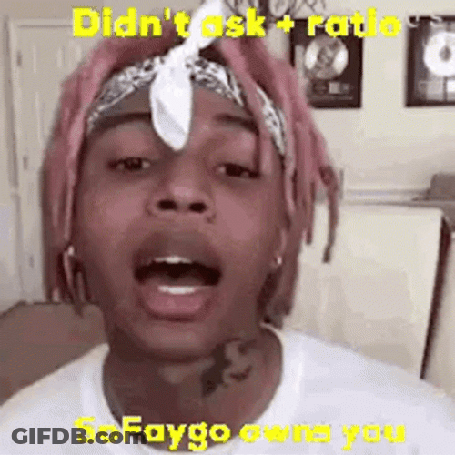 Sofaygo Rapping Don't Ask Ratio GIF