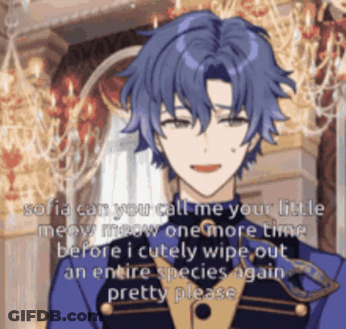 Sofia Can You Call Me Your Little Meow Meow One More Time Before I Cutely Wipe Out An Entire Species Again Pretty Please GIF