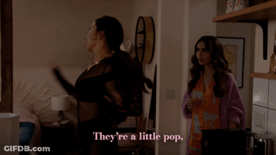 Sofia Sideris Emily In Paris Loved Outfit GIF