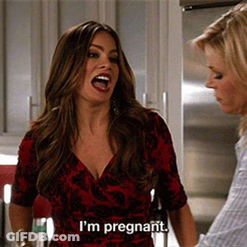 Sofia Vergara I'm Pregnant GIF