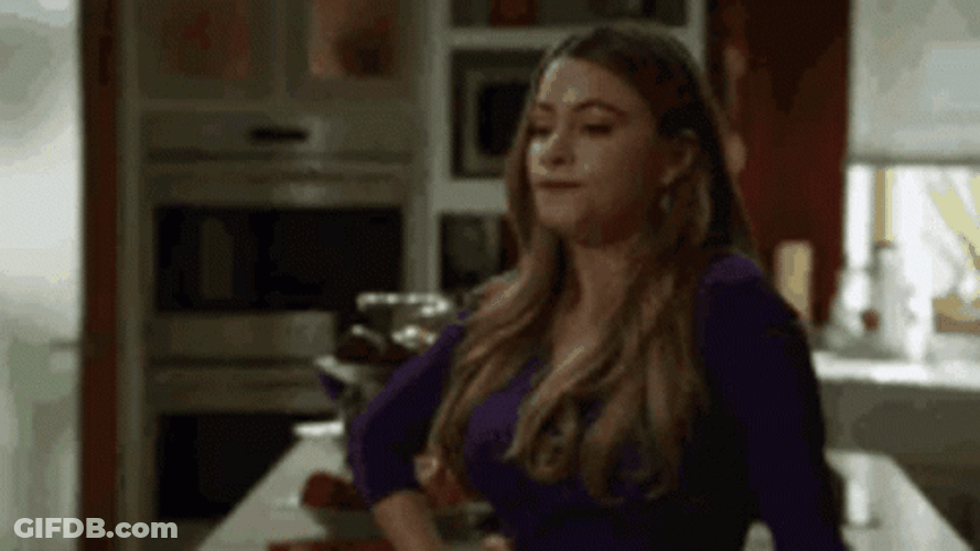 Sofia Vergara Trying To Analyze Something GIF