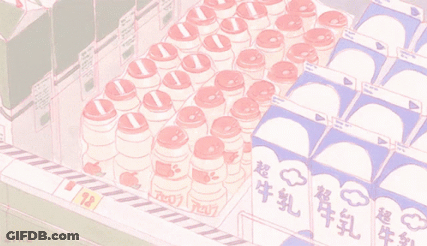 Soft Aesthetic Kawaii Anime Foods GIF