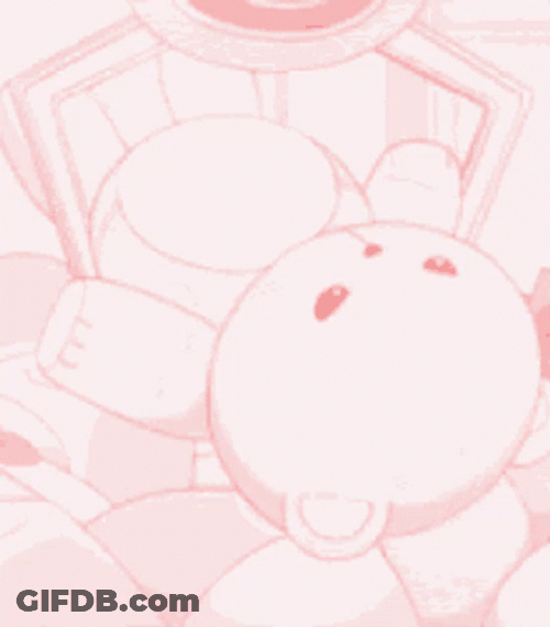 Soft Aesthetic Light Pink Teddy Bear Bouncing GIF