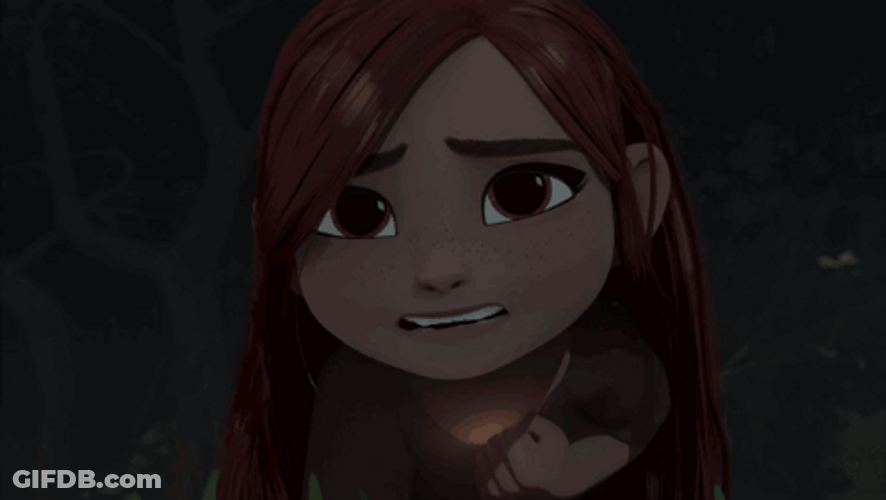 Soft Crying Nimona Movie GIF