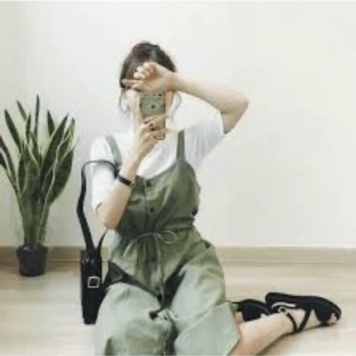 Soft Green Aesthetic Korean Fashion GIF