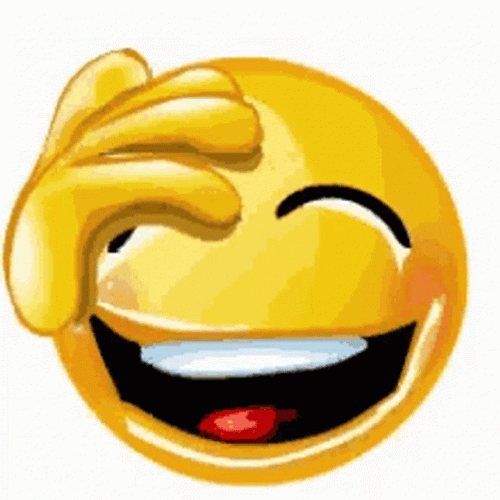 Soft Laughing Emoji Meme GIF