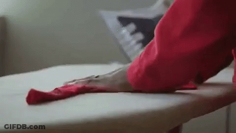 Sois Patient Poster With Clock GIF