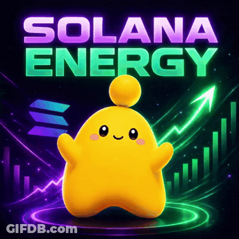 Solana Energy Advertisement Yellow Character GIF