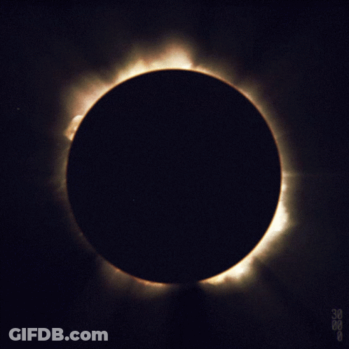 Solar Eclipse On 30Th August GIF