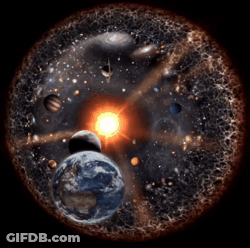 Solar System Exploding Motion GIF