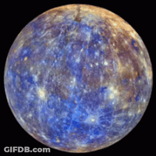Solar System Glitter Planet GIF
