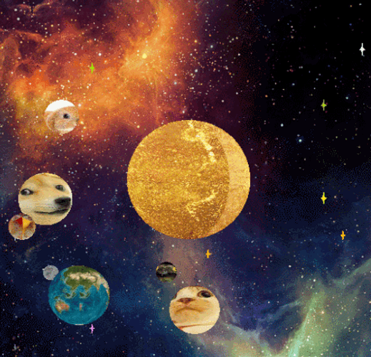 Solar System Planet Revolution GIF