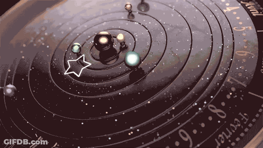 Solar System Planetarium Watch GIF
