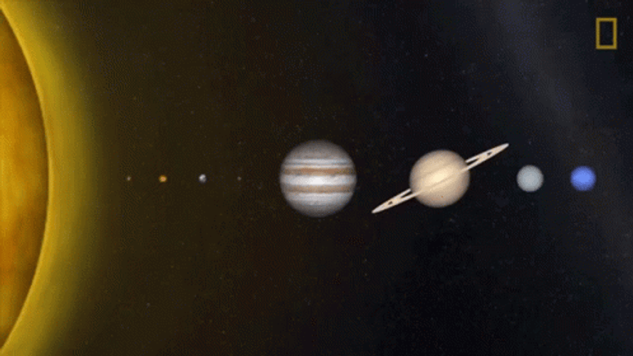 Solar System Planets Aligning GIF