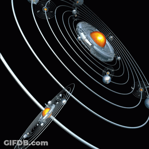 Solar System Planets Revolution GIF