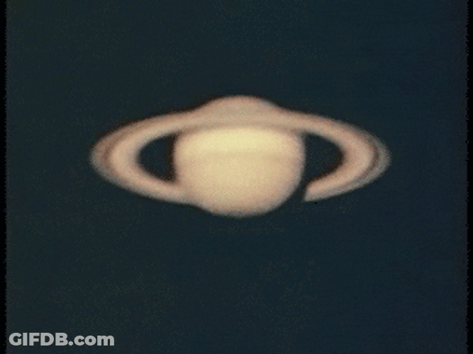 Solar System Saturn GIF