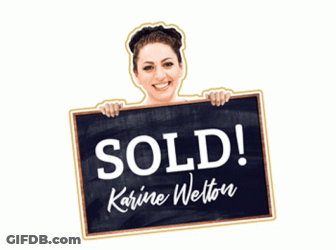 Sold Banner Karine Welton GIF