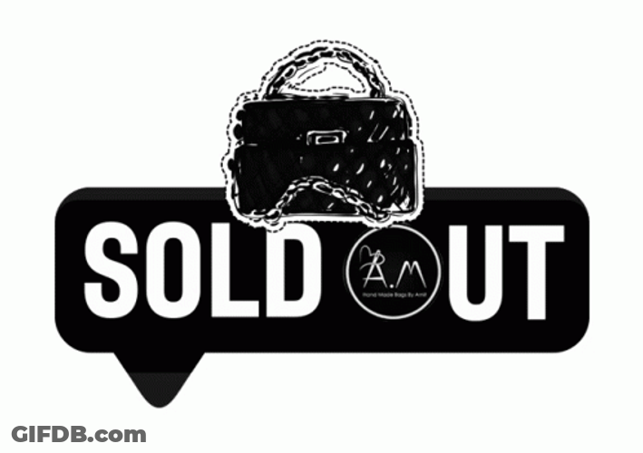 Sold Black Bag GIF