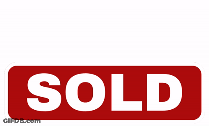 Sold Red Tag GIF