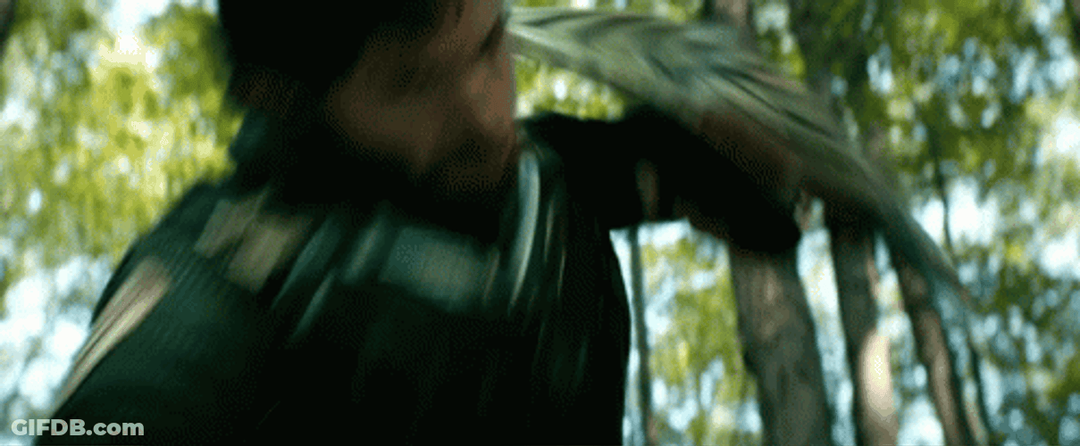 Soldier Boy Hitting With Shield GIF