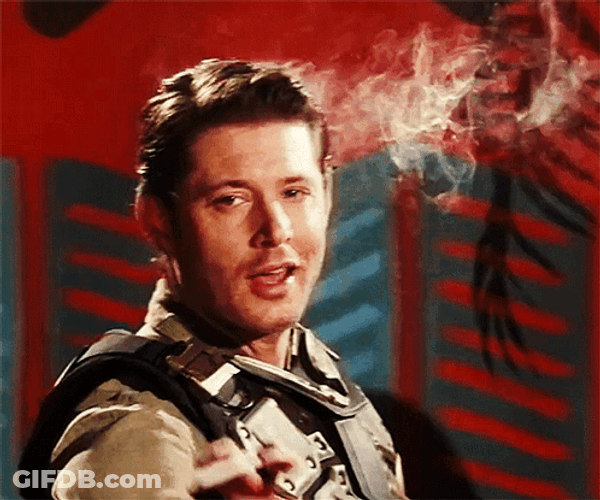 Soldier Boy Smoking GIF