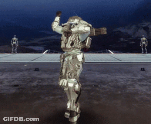 Soldier Holding Rifle In Video Game GIF