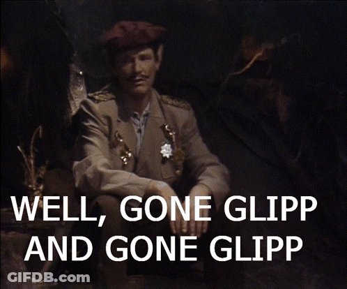Soldier In Cave Saying Well Gone Glipp And Gone Glipp GIF