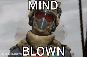 Soldier In Helmet And Goggles Mind Blown GIF