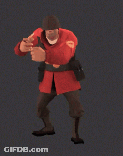 Soldier In Red Uniform With A Badge GIF