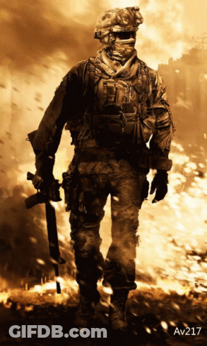 Soldier With Av217 GIF