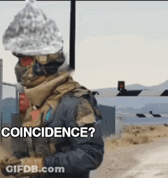 Soldier With Bag On Head Saying Coincidence GIF