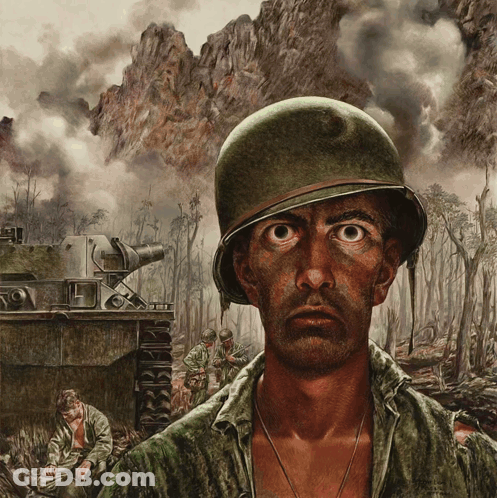 Soldier With Helmet GIF