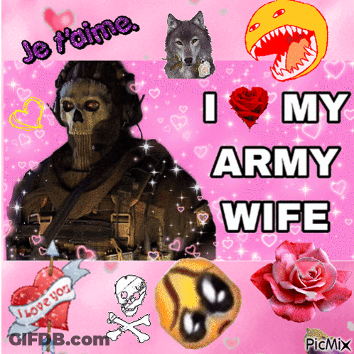 Soldier With I Love You GIF