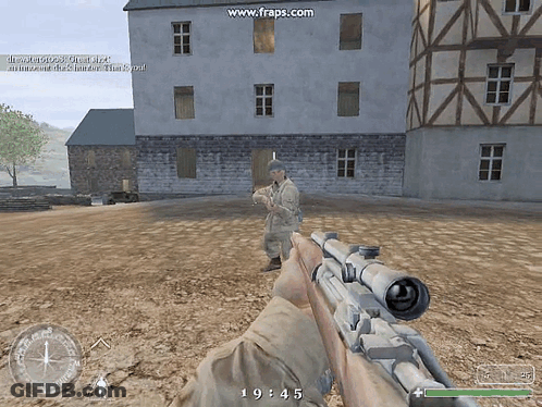 Soldier With S.P.D. Badge On Shoulder GIF
