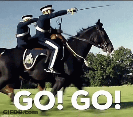 Soldiers Command Go Go Go GIF