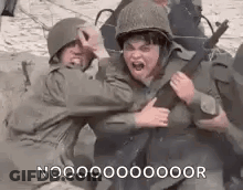 Soldiers Fighting In A Field GIF
