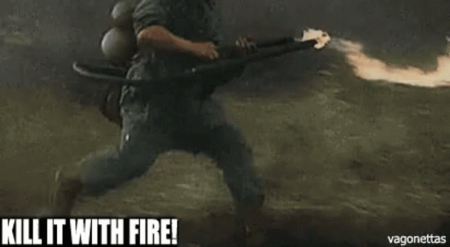 Soldiers Kill It With Fire GIF