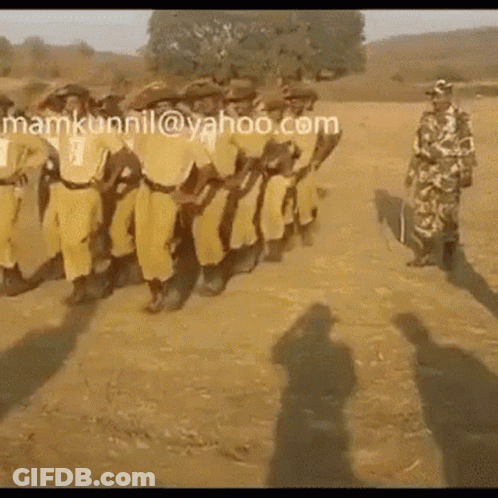 Soldiers Marching GIF