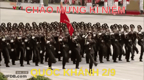 Soldiers Marching In Parade At 8:10 GIF